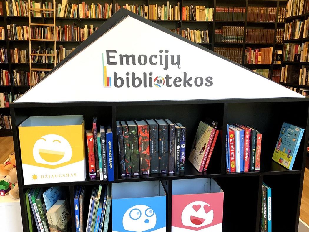L’espace Libraries of Emotions de la bibliothèque de Kaunas